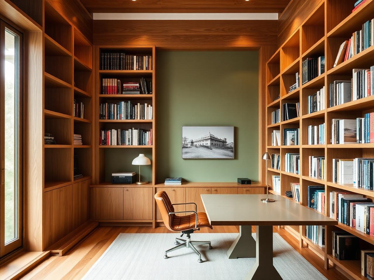 Bibliothèque & bureau